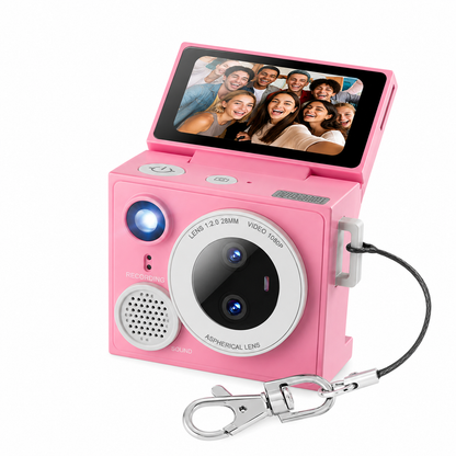 PocketCam™ — Mini Cámara Retro Abatible