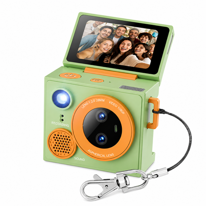 PocketCam™ — Mini Cámara Retro Abatible